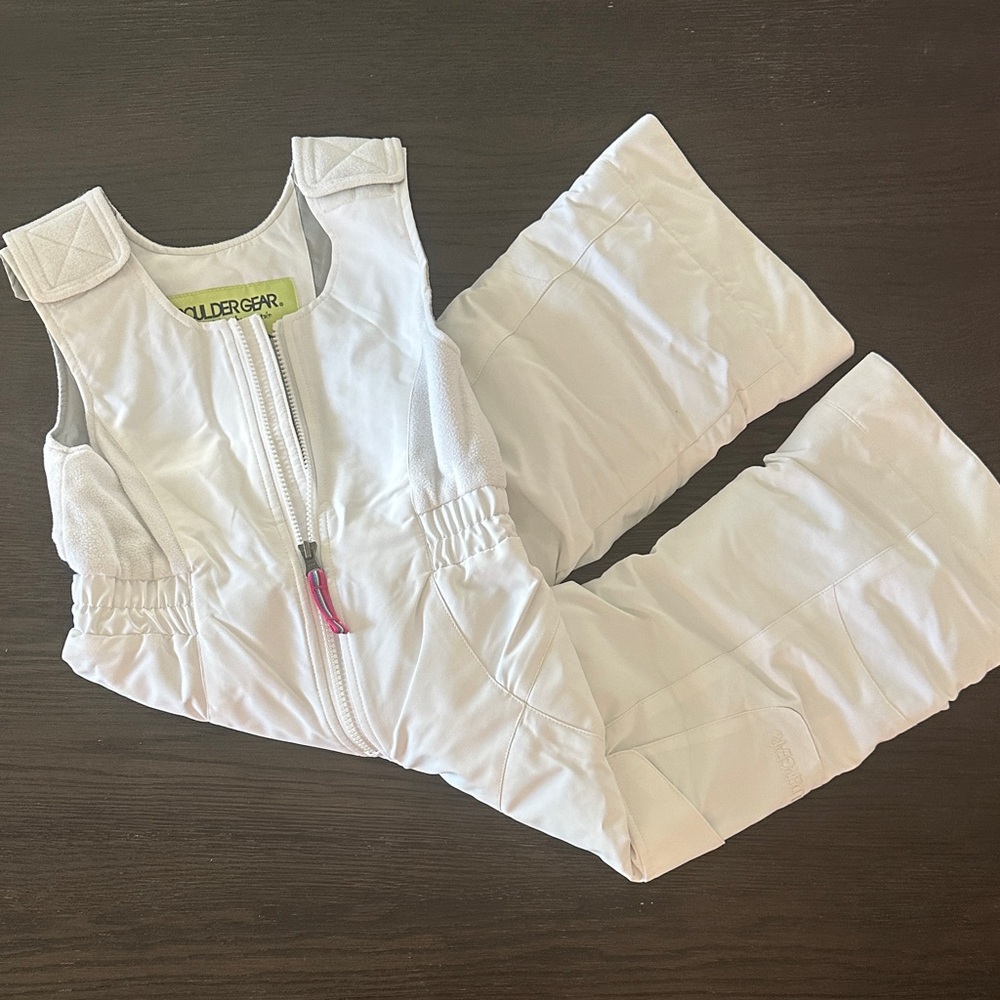 Boulder Gear Size 4 Kids' Insulated Snowsuit in White